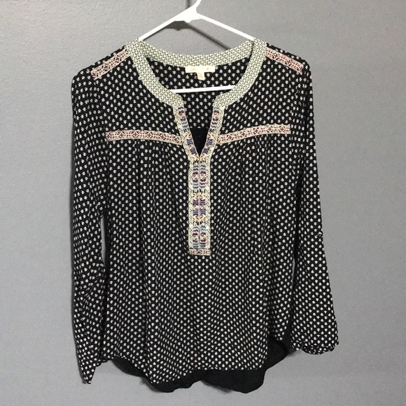 Skies Are Blue Tops - Stitch Fix Skies are Blue Peasant Blouse sz M